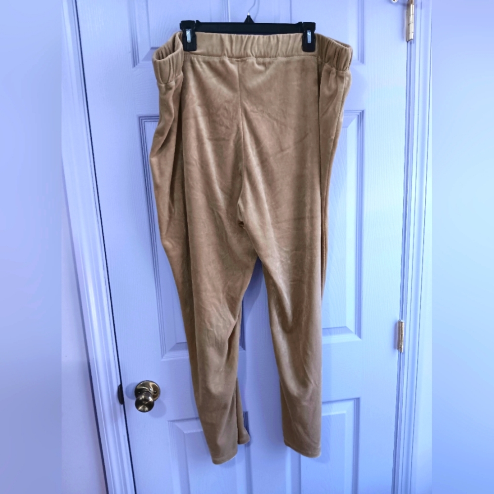White Stag | Plus Size Velour Velvet Pull on Pants 3X